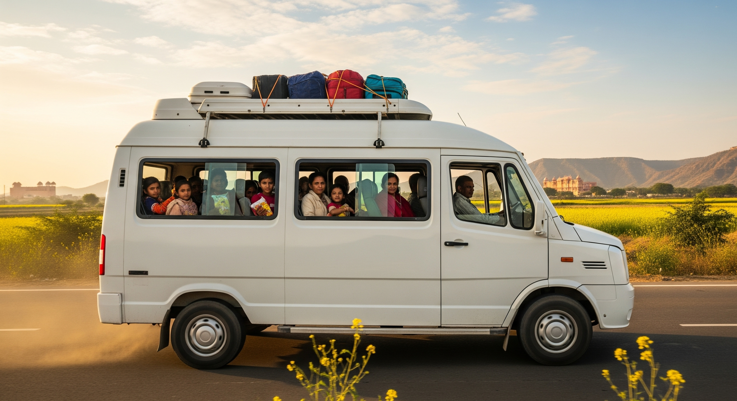 Tempo Traveller For Outstation