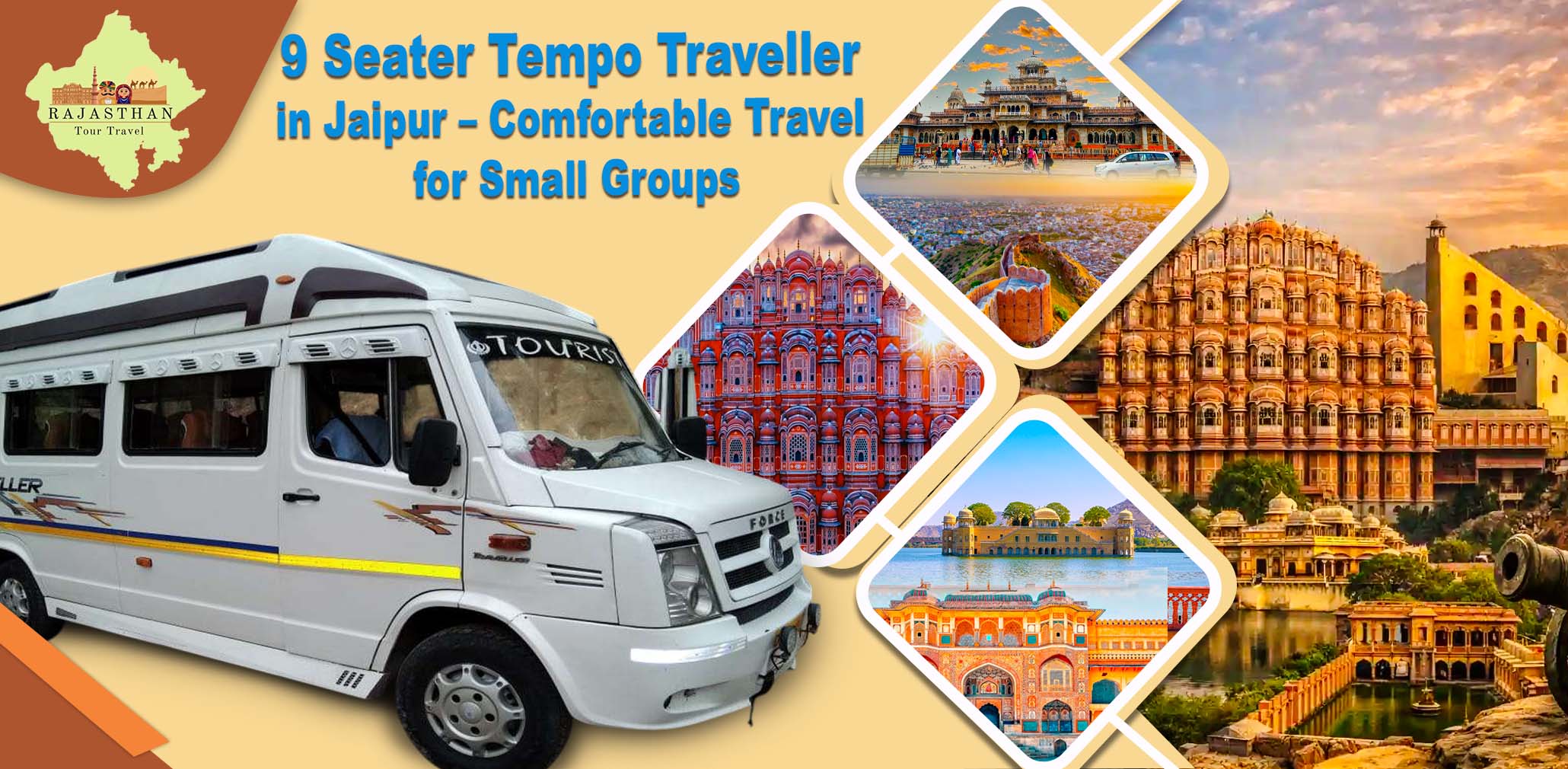 9 Seater Tempo Traveller in Jaipur