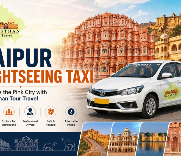 Jaipur Sightseeing Taxi – Explore the Pink City with Rajasthan Tour Travel