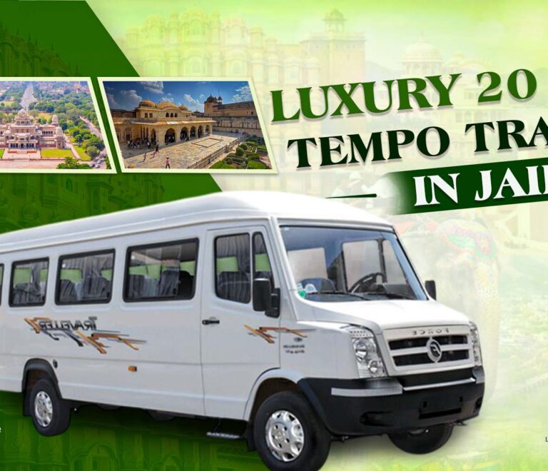 Luxury 20 Seater Tempo Traveller in Jaipur on Rent