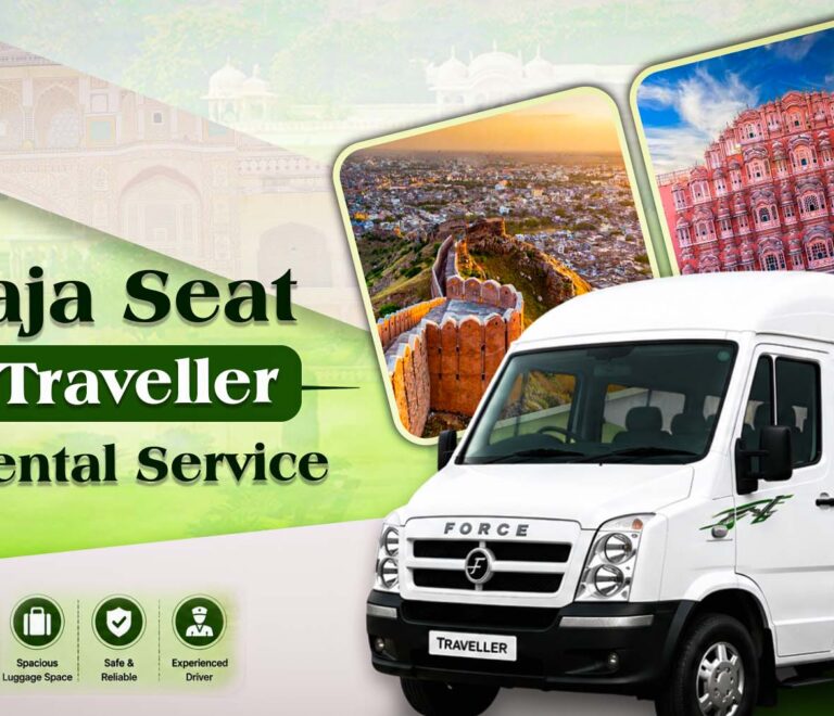 Maharaja Seat Tempo Traveller in Jaipur Rental Service with Rajasthan Tour Travel