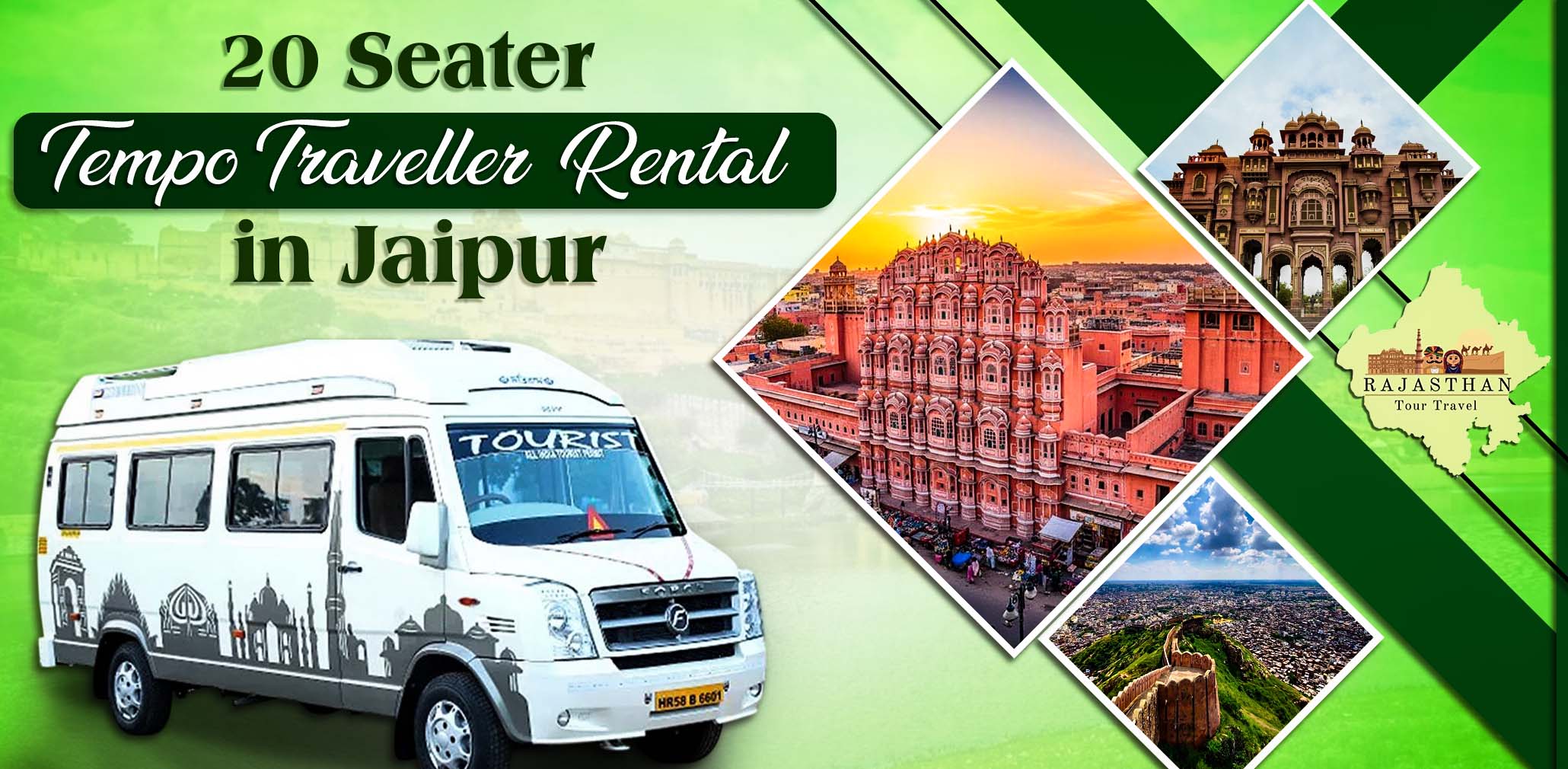 20 Seater Tempo Traveller in Jaipur