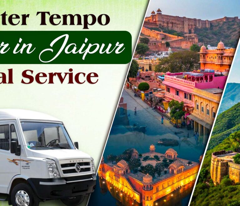 16 Seater Tempo Traveller in Jaipur Rental Service with Rajasthan Tour Travel
