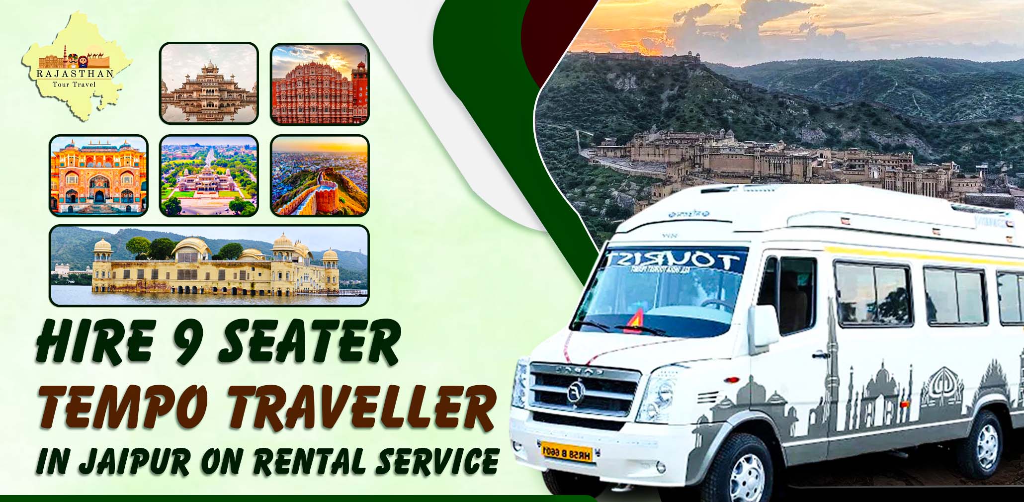 9 Seater Tempo Traveller in Jaipur