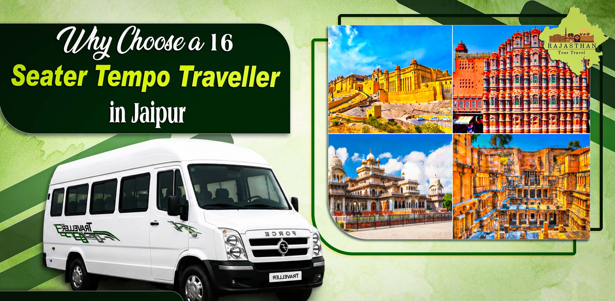 16 seater Tempo Traveller in Jaipur