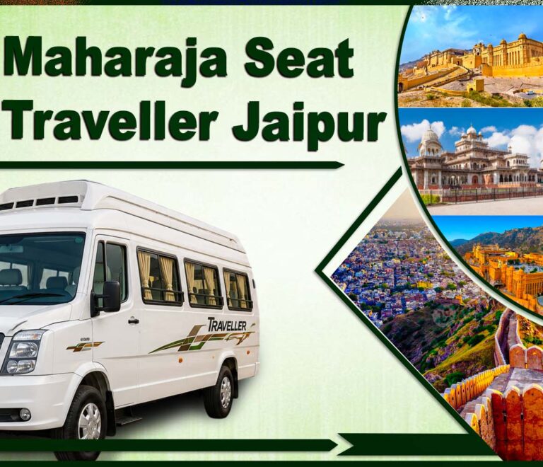 Hire a Maharaja Seat Tempo Traveller in Jaipur for comfortable group travel