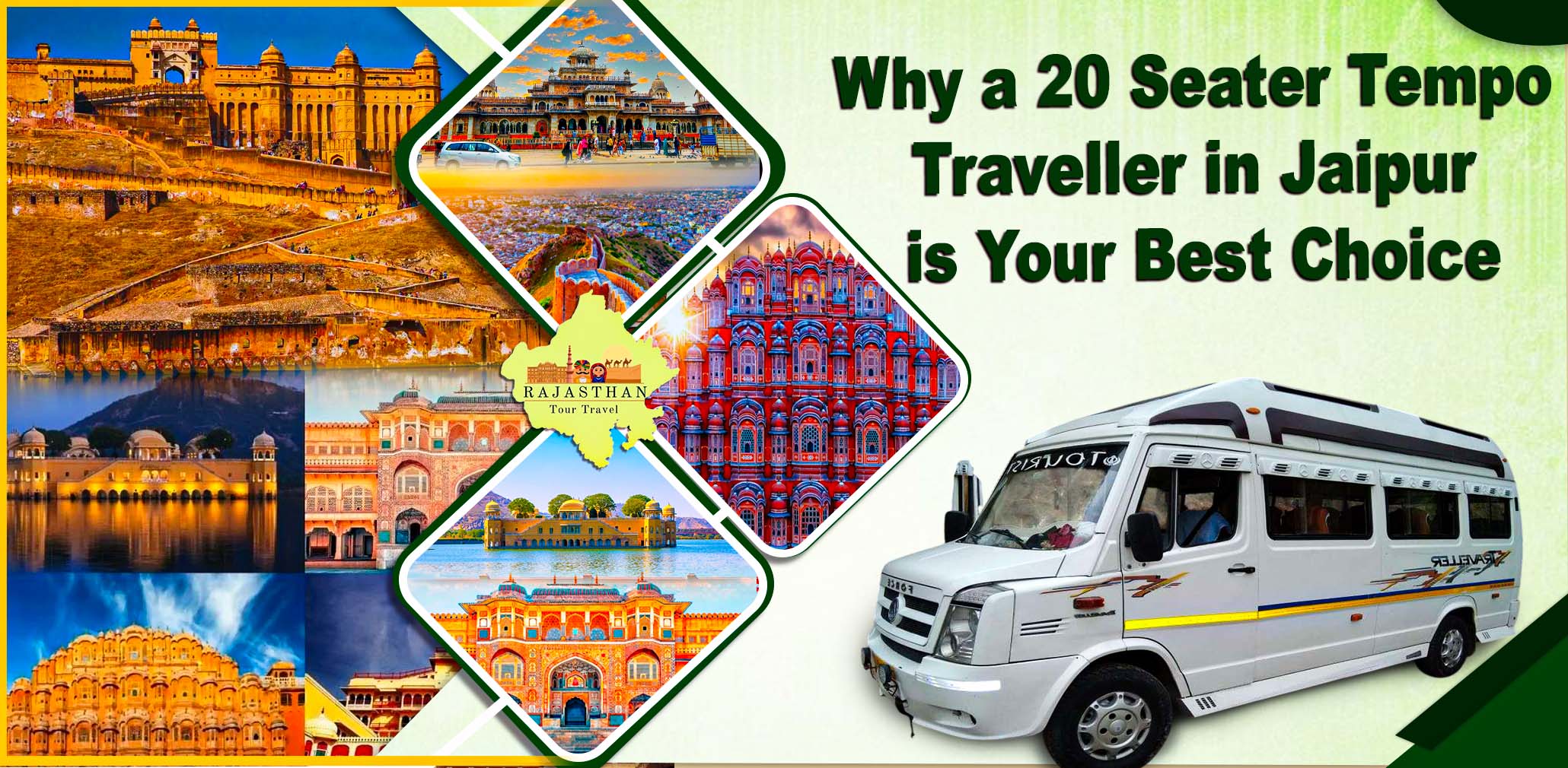 20 seater tempo traveller in Jaipur