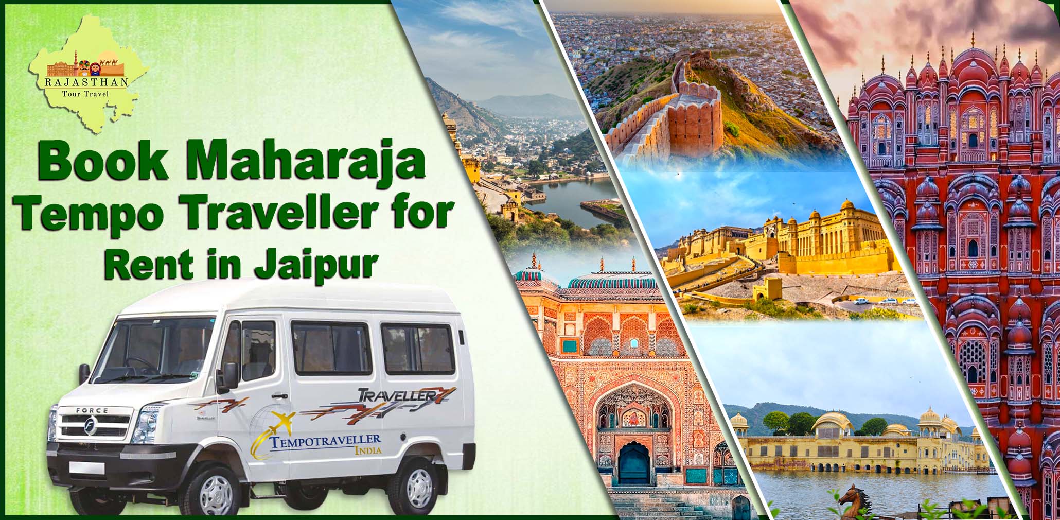 Maharaja Seat Tempo Traveller in Jaipur