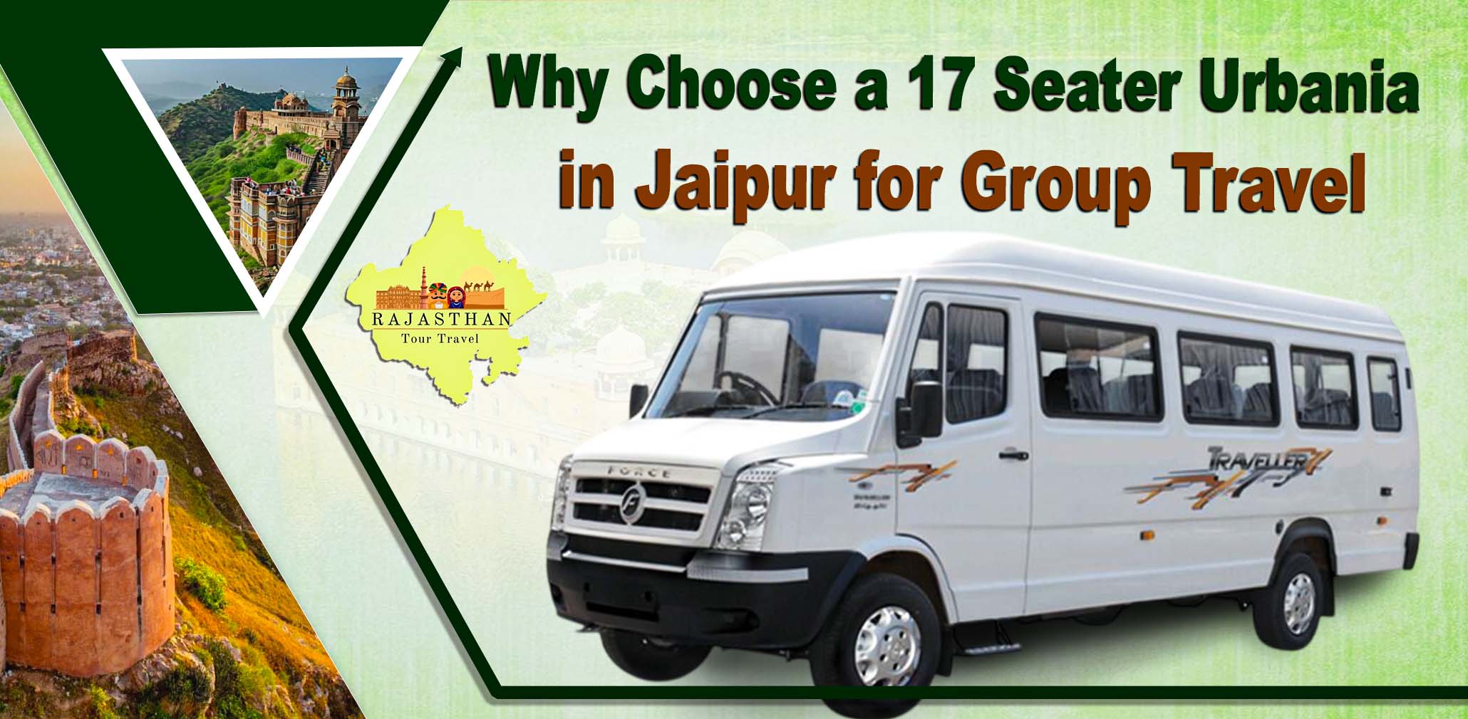17 seater Urbania in Jaipur